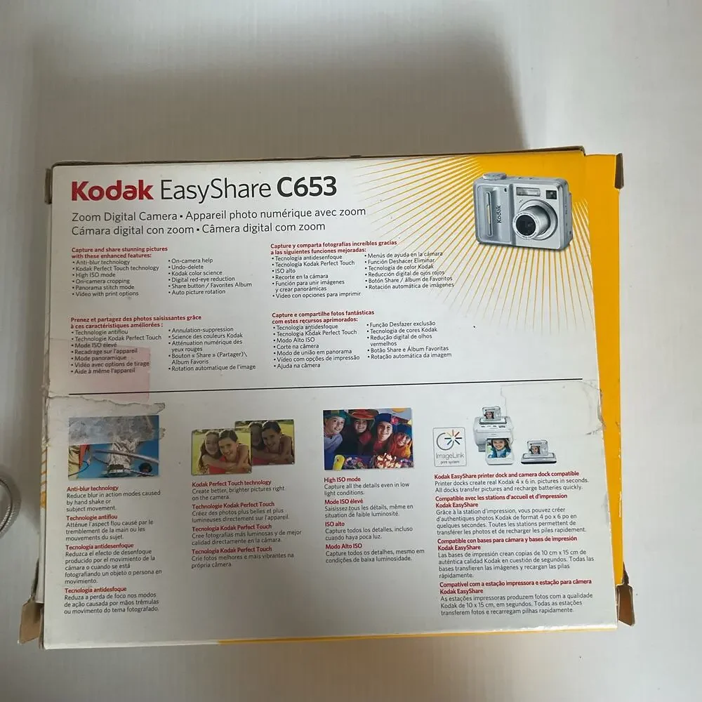 Kodak EasyShare C653 6.1MP Digital Camera Bundle SD Cards Case Tested Working